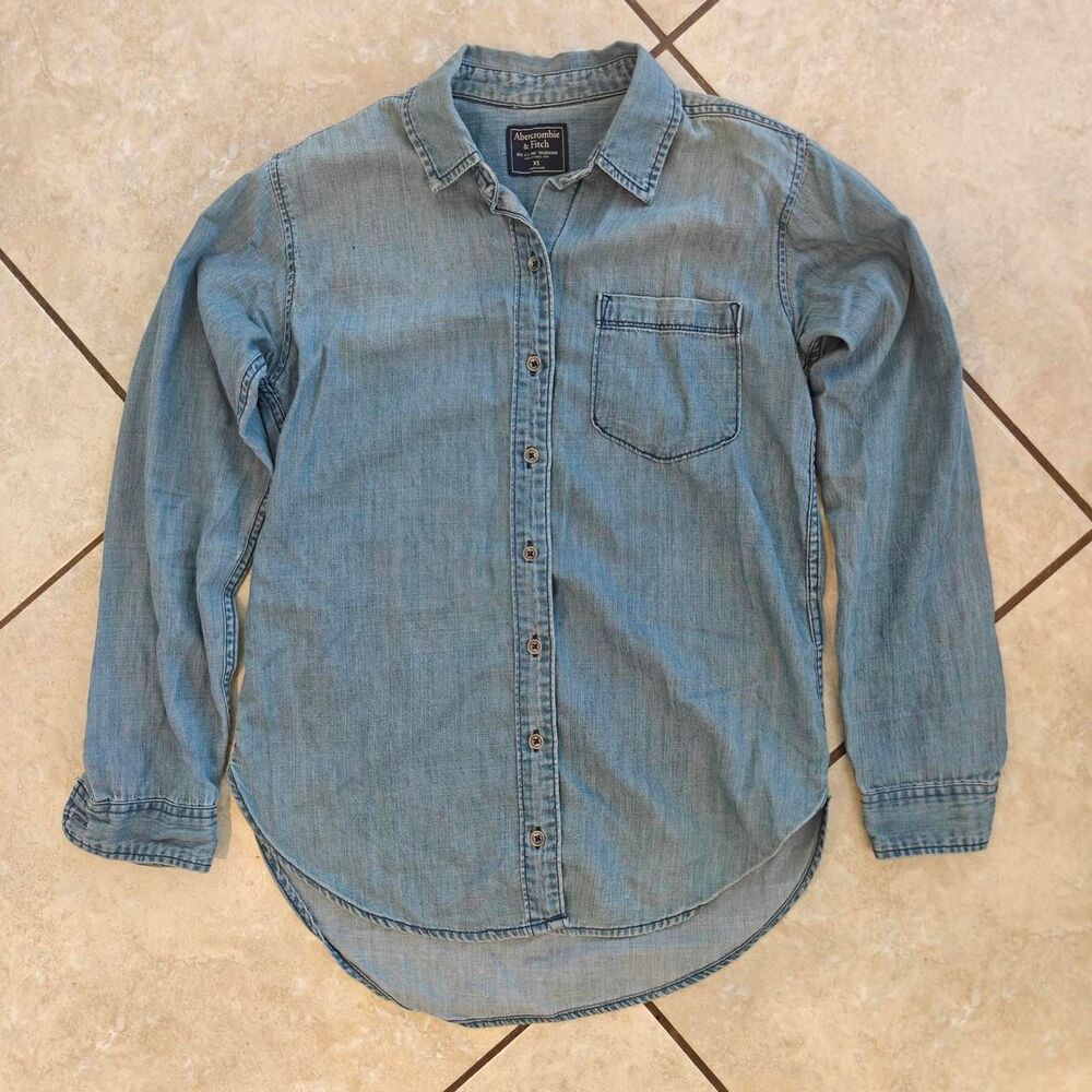 Abercrombie-fitch Women's Blue Shirt